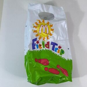 1992 McDonald's Field Trip Vinyl Lunch Tote Bag Vintage Promo Toy